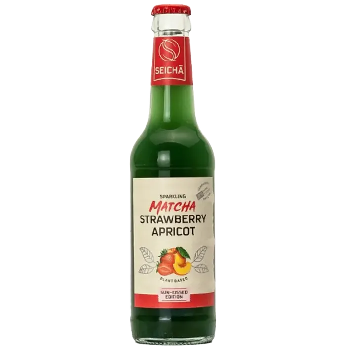 Seicha Matcha Jahoda a meruňka 0,33 l